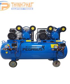 Máy Nén Khí Dây Đai PEGASUS 2 Đầu Nén TM-V-0.25/12.5x2-230L