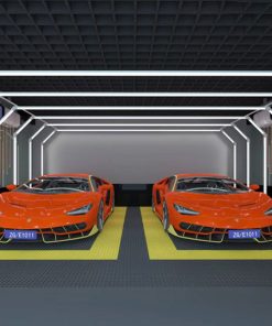 Hệ đèn LED 3D khung nhôm cho trung tâm chăm sóc xe 5 den led 3d cho trung tam cham soc xe 2 112 tpet