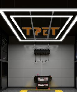 Hệ Đèn Vuông Cho Phòng Detailing, Xưởng