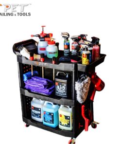 Xe Đẩy Nhựa 3 Ngăn Đựng Dụng Cụ Detailing TPET -XDD