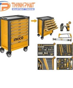 Tủ Đồ Nghề 7 Ngăn Kèm 162 Chi Tiết HTCS271621 INGCO